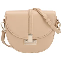 Seidenfelt Manufaktur Umhängetasche Giora Saddle Bag powder taupe/gold - 15