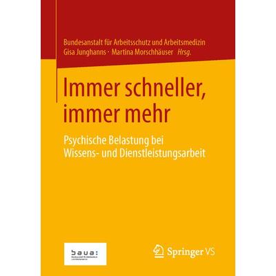 Immer schneller, immer mehr, Taschenbuch von , Springer Fachmedien Wiesbaden GmbH, 978-3-658-01444-5