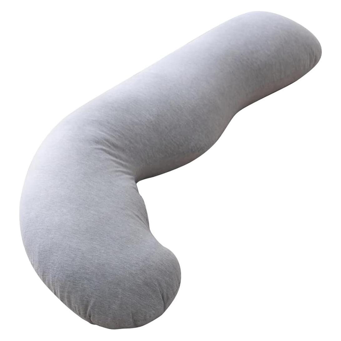Momcozy J Shaped Maternity Body Pillow (137 x 62 cm) (M21SSYZ01-US)