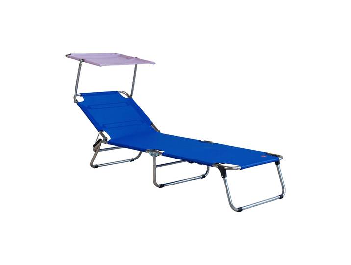 Fiam Amigo Top Pop Sonnenliege Royal blue-lilac