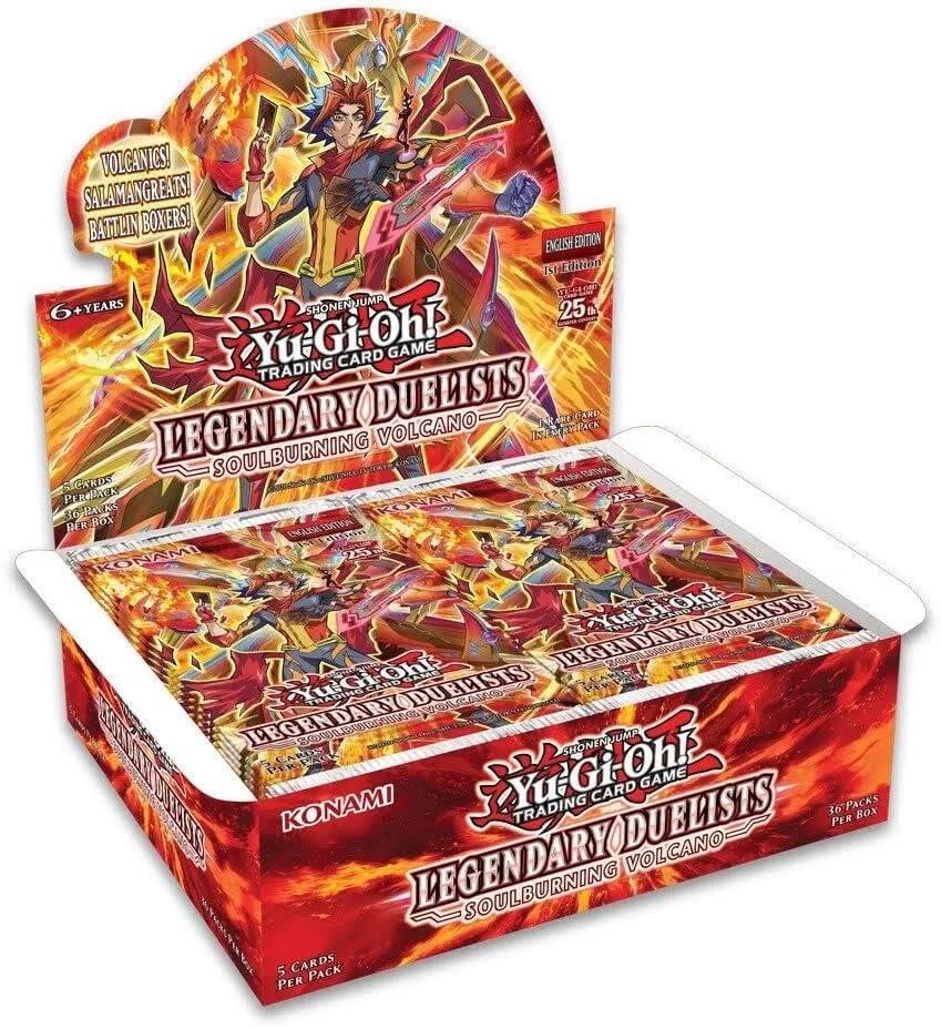 Konami Yu-Gi-Oh! Kaartspel Legendarische Duelanten Vuurspuwende Zielen Spaanse editie