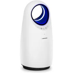 Uniprodo Luftreiniger Staub Luftwäscher Air Purifier HEPA-Filter Aktivkohlefilter 10 qm, Luftbefeuchter, Weiss
