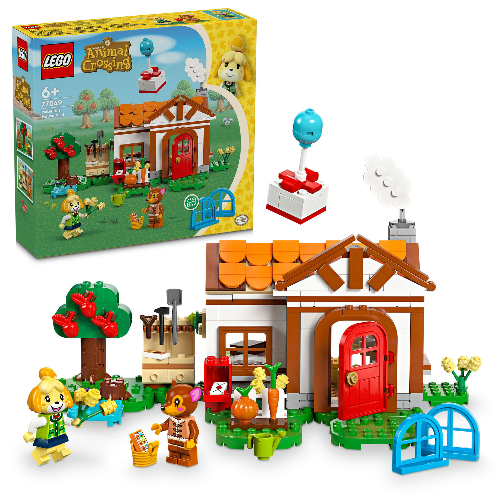 LEGO Animal Crossing Isabelle op bezoek 77049