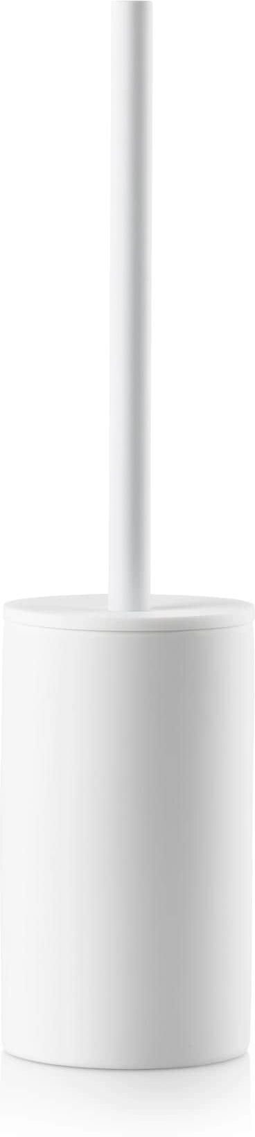 WC-Garnitur ZONE DENMARK "Toilettenbürste Karma Weiss", weiss (weiß), Keramik, Stahl, Reinigungsbürsten, WC-Garnitur weiß Einheitsgröße