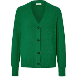 Tchibo - Cardigan mit Strickstruktur - Damen - Gr. S - grün