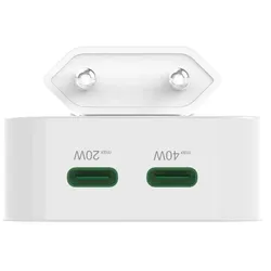 Hama 00201955 USB‐C Schnellladegerät 40W PD, GaN, faltbar