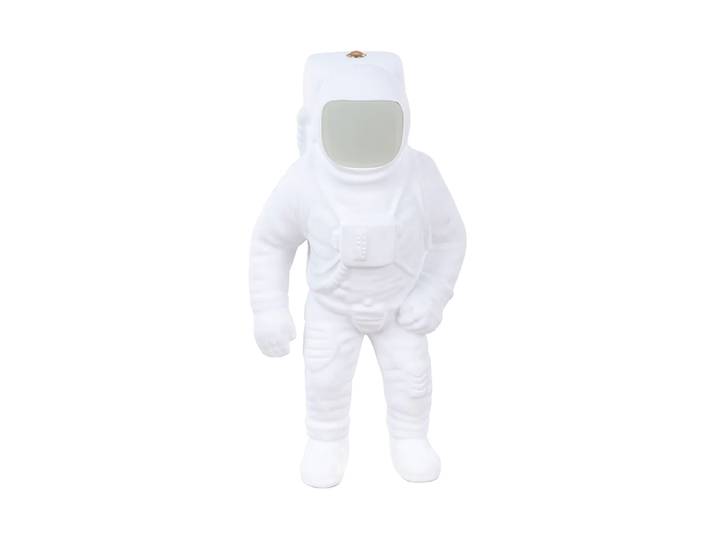 Dimmbare LED Design Tischlampe „Flashing Starman“ Weiss Seletti