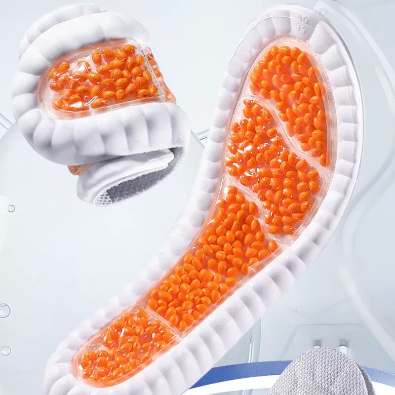 INF Sport-Einlegesohlen mit durchgehender Dämpfung XL Orange