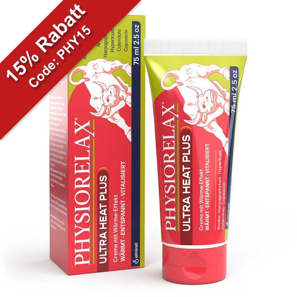 ALMIRALL HERMAL GmbH Physiorelax Ultra Heat Plus Creme 19183641