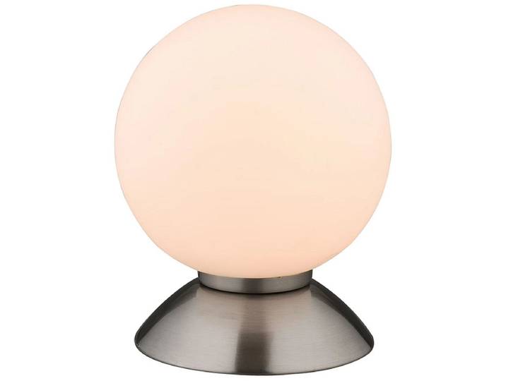 Tischlampe LED BOLLY 20cm 25W silberfarben