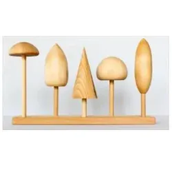 Wooden Story Stacking Toy Three Crown (Englisch)
