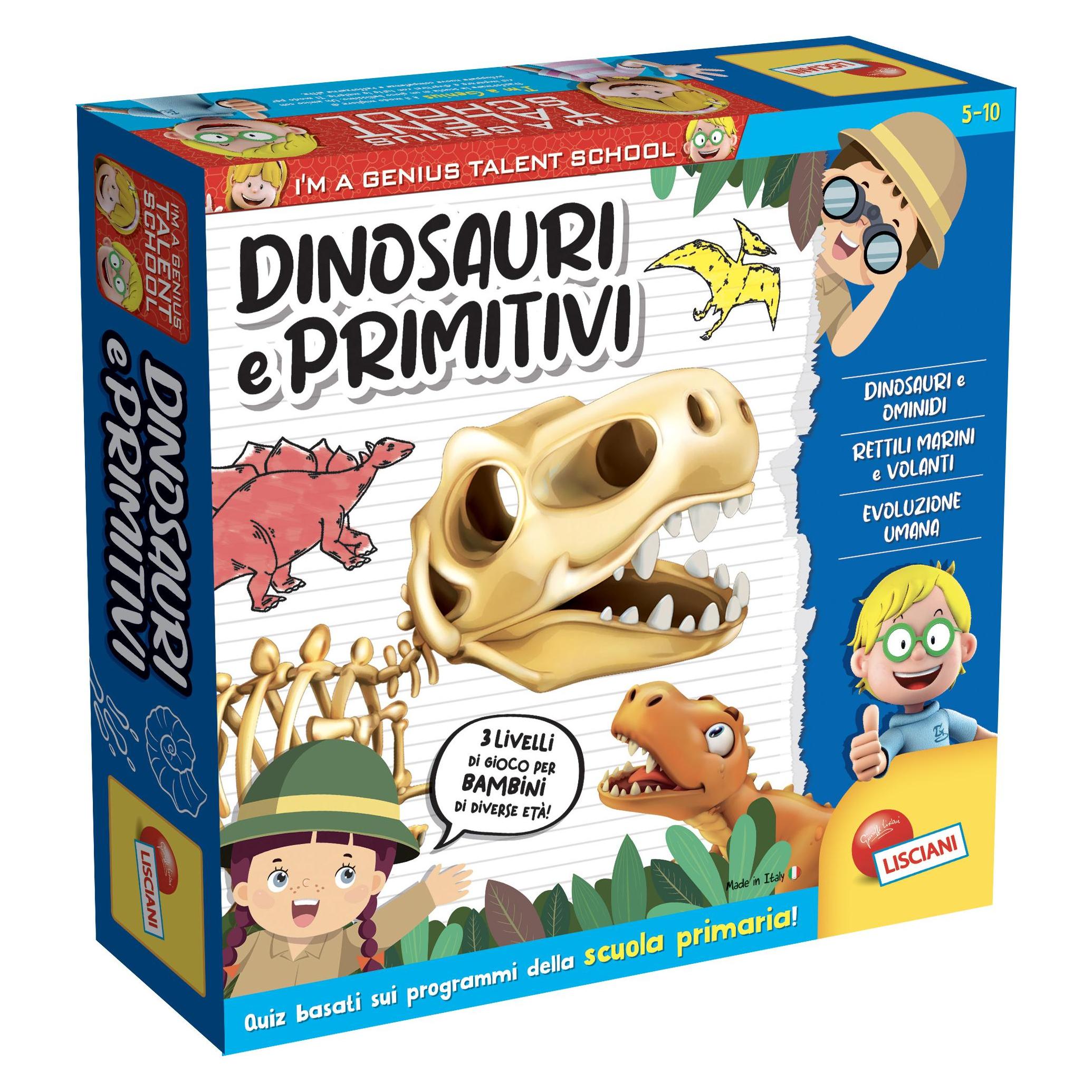 Lisciani I'm A Genius Ts Dinosaurs And Primitives (100507)