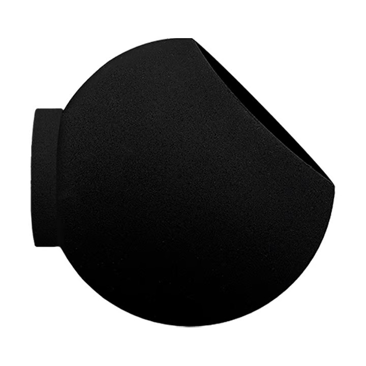 AYTM Globe wandbloempot Black Ø17 cm