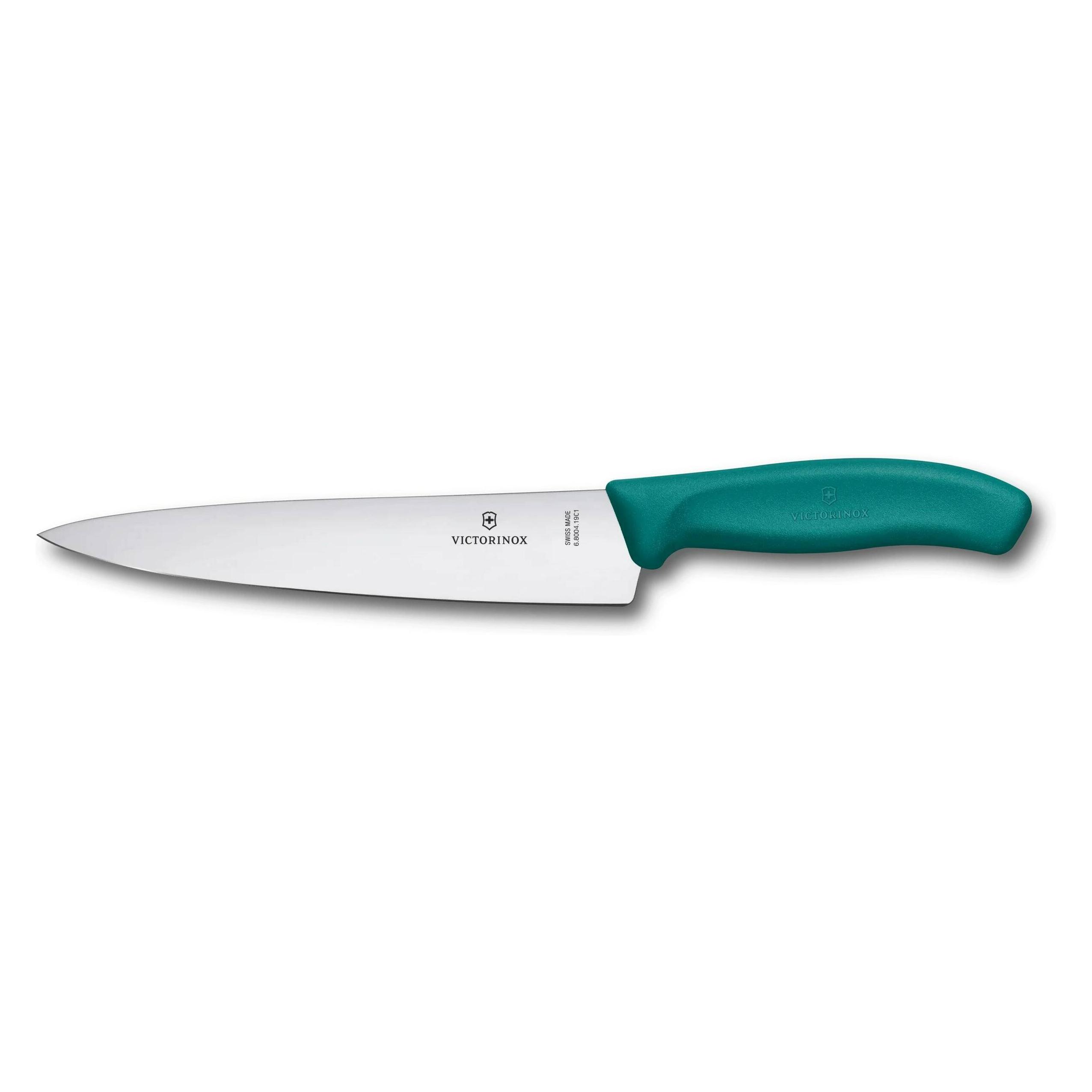 Victorinox Swiss Classic, Kochmesser, 19cm, gerade, grün, blister (19 cm) (6.8004.19C1B)
