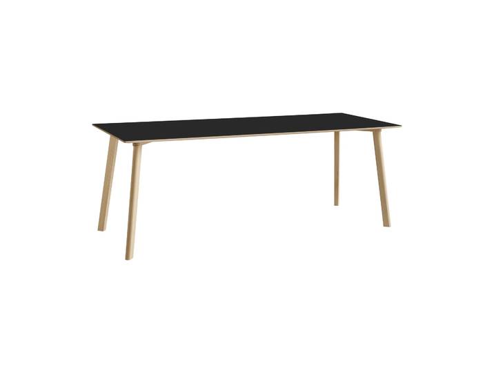 HAY CPH210 Deux 2.0 Tisch 75x200 cm Black laminate-untreated beech