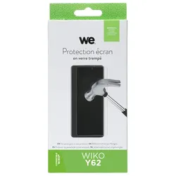 We-Vibe WE Verre trempé WIKO Y62: Protection écran - anti-rayures - anti-bulles d'air -, Smartphone Schutzfolie, Transparent