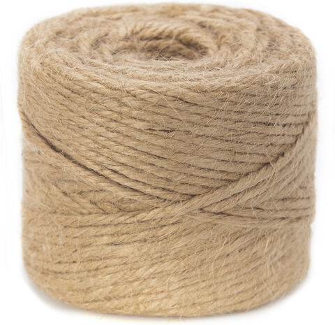 Jutegarn, natur, 3,5 mm, 200 g