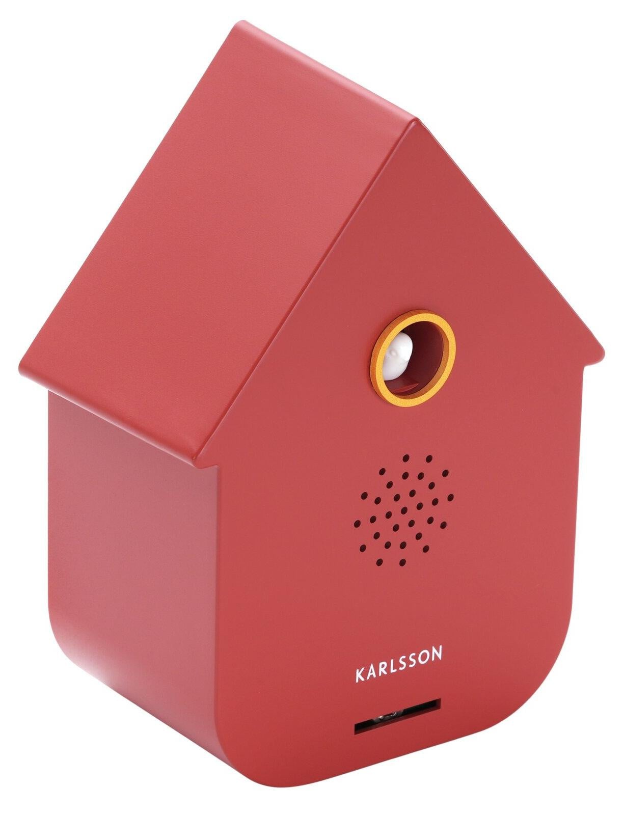 Karlsson Decoratieve geluidsdoos Moderne Kuikje - Rood - B/D/H: 12 x 7,5 x 11,5 cm