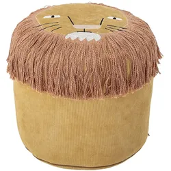 Bloomingville Pouf Zaion, Ø 40 cm, Höhe 35 cm, gelb