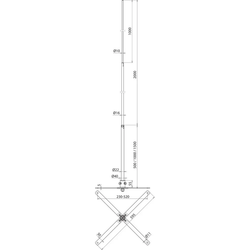 DEHN Fangstange FS2216102500SKALV2A