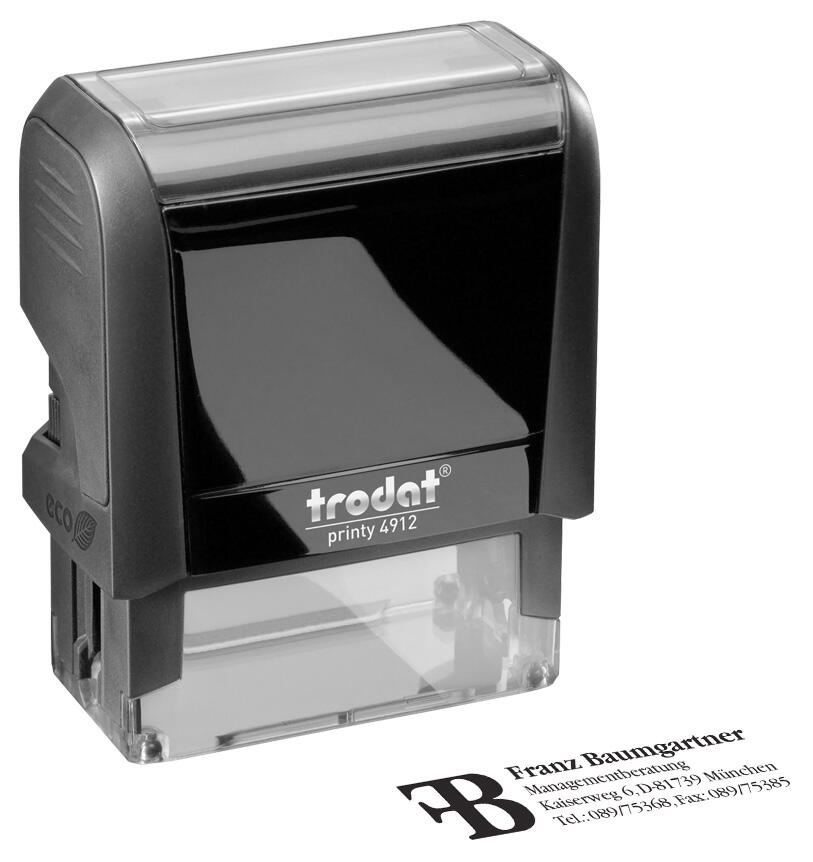 trodat Textstempel, individualisierbar printy 4912 mit Logo 566489