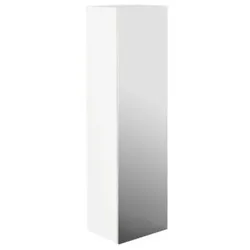 Emco evo Hochschrank 957950401 1500mm, mit Doppelspiegeltür, weiss hochglanz / spiegel