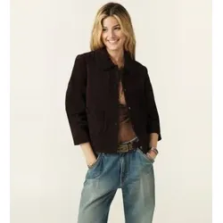 BA&SH für Damen. 1H24MILA Braune Jacke Milas (38), Lässig, Leder