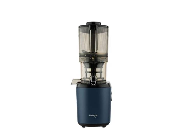 Kuvings Slow Juicer AUTO6 Entsafter Gemüse und Obst, Elektrische Kaltpresse, Ruhiger Motor, Leicht zu Reinigen, Saft & Sorbet, 1.7L, BPA Frei, Schlankes Design, 200 Watt (Matt Navy)_KHS-660SE