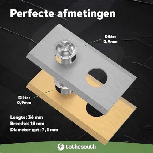 90 stuks Robotmaaier Blades Titanium