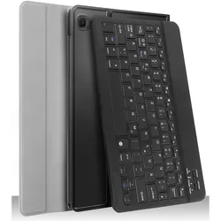 Cazy QWERTZ Bluetooth Keyboard hoes voor Samsung Galaxy Tab S6 Lite - zwart (DE, Galaxy Tab S6 Lite), Tablet Tastatur, Schwarz