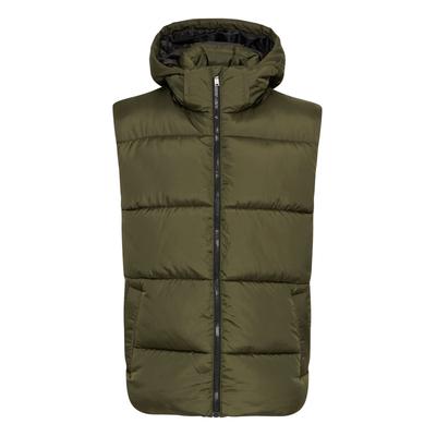Steppweste BLEND "Steppweste BHZipa", Herren, Gr. M, blau (forest night), Obermaterial: 100% Polyester PES., Westen Steppweste