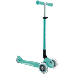 Globber Scooter ELITE Lights mit Leuchtrollen, gruen