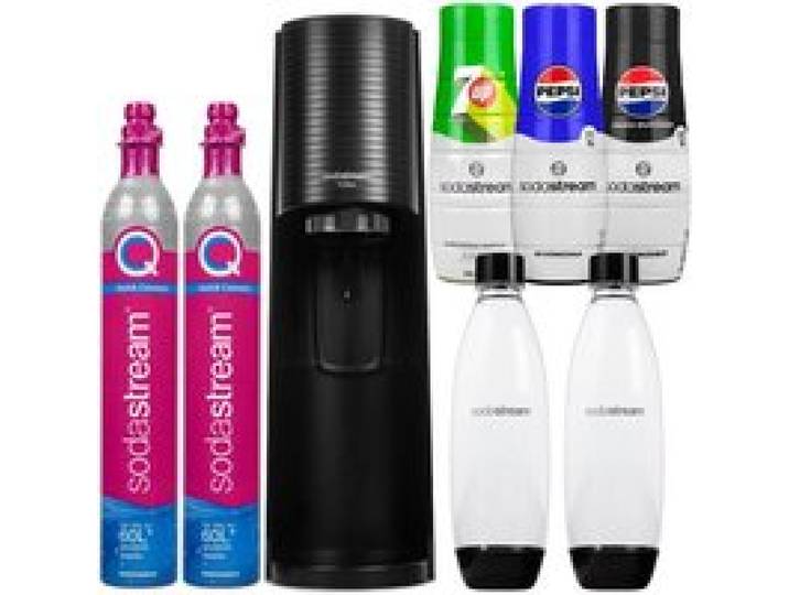 Saturateur eau gazeuse - Sodastream - Terra - 2 bouteilles 2 cartouches 3 sirops Pepsi 7Up