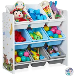 Relaxdays, Kinderregal, Kinderregal (65 x 31.50 x 67 cm)
