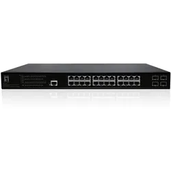 LevelOne GEP-2861 Netzwerk-Switch Managed L2 Gigabit Ethernet (10/100/1000) Power over Ethernet (PoE) 1U Schwarz