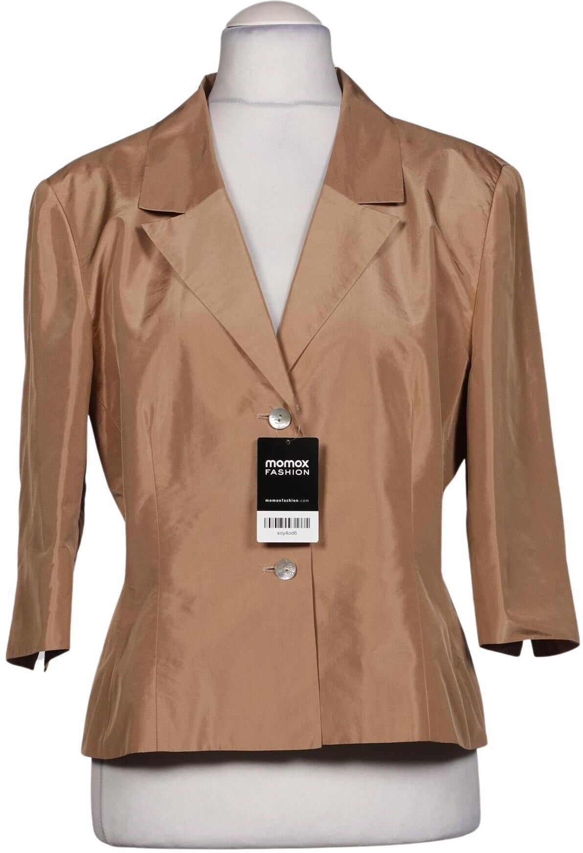Jake s Damen Blazer, Beige, Gr. EU 44, Seide / Viskose - Second Hand