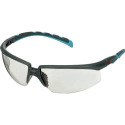 3M S2007SGAF-BGR Schutzbrille mit Antibeschlag-Schutz, winkelverstellbar Türkis, Grau EN 166 DIN 166