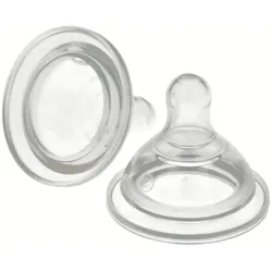 Hello Kitty - Silicone nipple for 0 m + bottle (2 pcs)