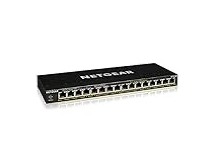 NETGEAR (GS316P) Switch Ethernet PoE+ 16 Ports RJ45 Gigabit (10/100/1000), Switch RJ45 avec 16 Ports PoE+ @ 115W évolutifs, Bureau/Mural, matériau Robuste