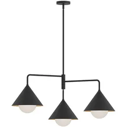 Elstead Lighting Remyck Kronleuchter 3-flammig Schwarz – Alora Mood Hängeleuchte