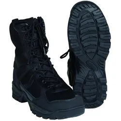 Mil-tec, Sicherheitsschuhe, Stiefel 'Patrol' One-Zip Schwarz 41 (41)