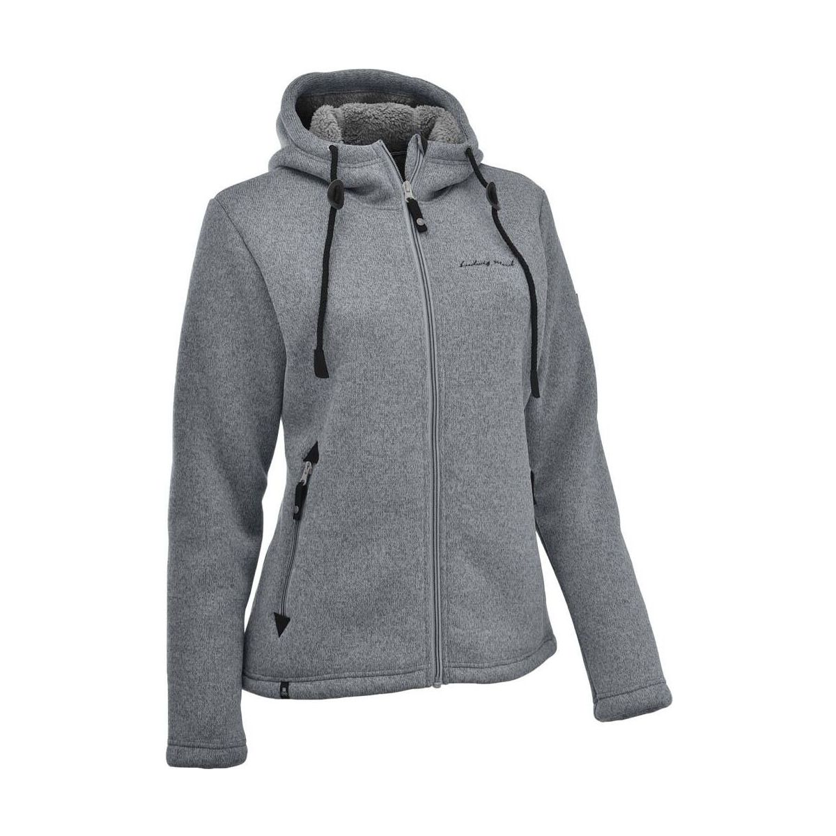 MAUL Sport Chieming - Strickfeecejacke m. Kap. anthra (07) 46 5213200202-07-46
