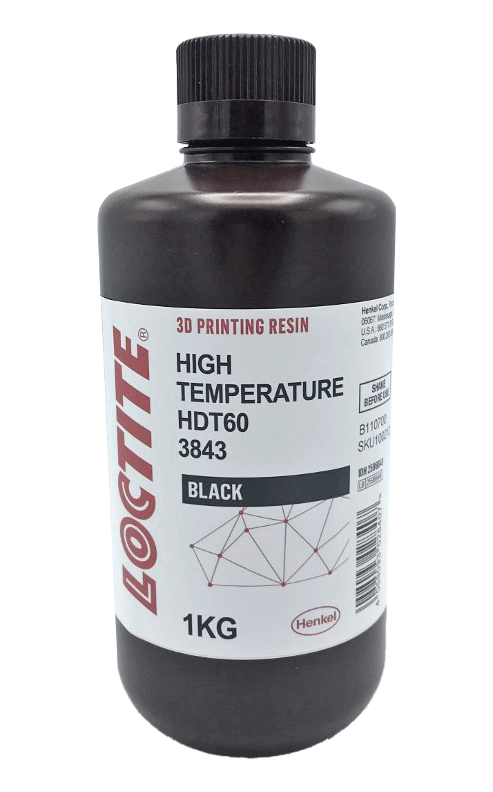 Loctite 3D 3843 HDT60 Matte Black Resin - 1 kg 2596649