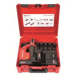 ROTHENBERGER ROMAX COMPACT TT EU im ROCASE mit 2x2Ah Akku, Ladegerät EU - 1000002116
