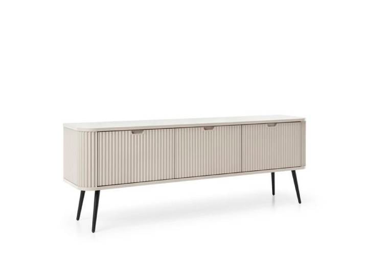 Meuble TV : Cachemire pieds Noir 168 x 39 x 57 cm