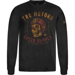 Rokker Skull Langarmshirt