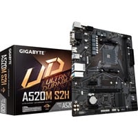 A520M S2H, Mainboard schwarz/grau