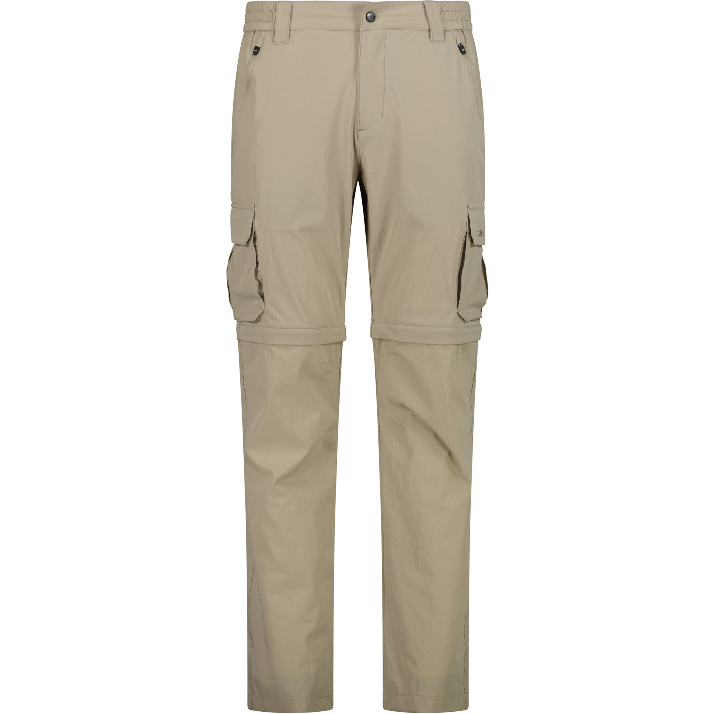 CMP Zip Off Hose Herren Zip-Hosen beige Größe M Camping Elastisch