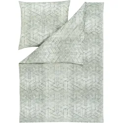 Bettwäsche JOAQUIN Satin (BL 135x200 cm) - grün - BL 135x200 cm