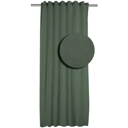 Apelt Fertiggardine Stone 134 x 245 cm Mischgewebe Grün